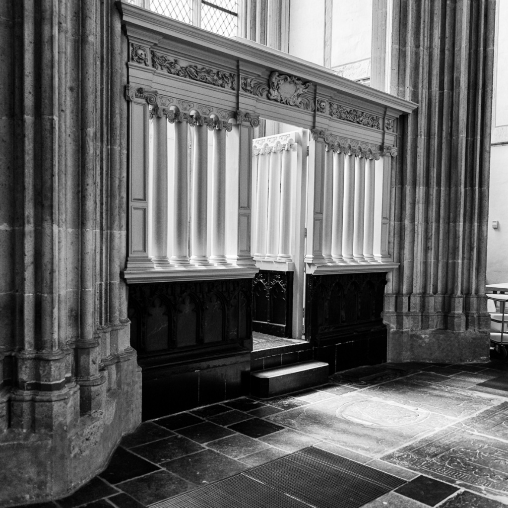 Kerk doorkijk 1 zw